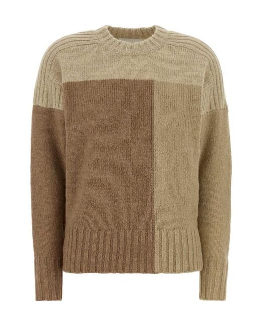 Isabel Marant Brown Isabel Marant Étoile Colour-Block Knitted Jumper