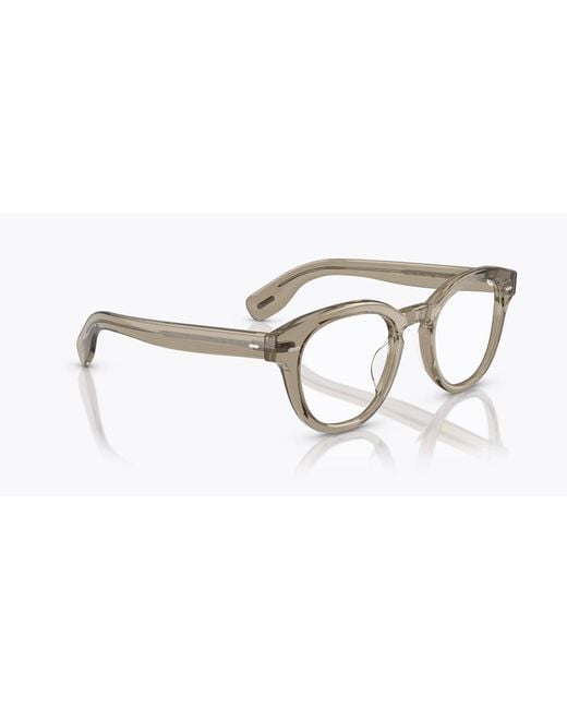 Oliver Peoples Metallic Oval Optical Glasses And Frames for men