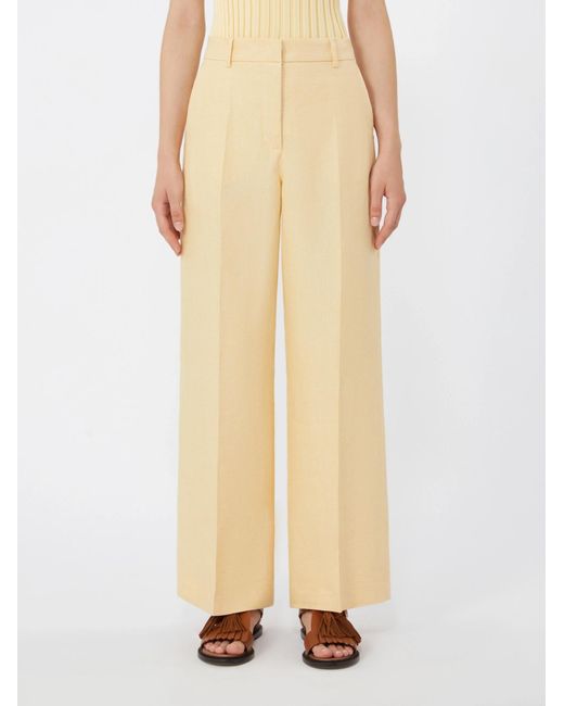 Weekend by Maxmara Natural Malizia Pressed Crease Pants