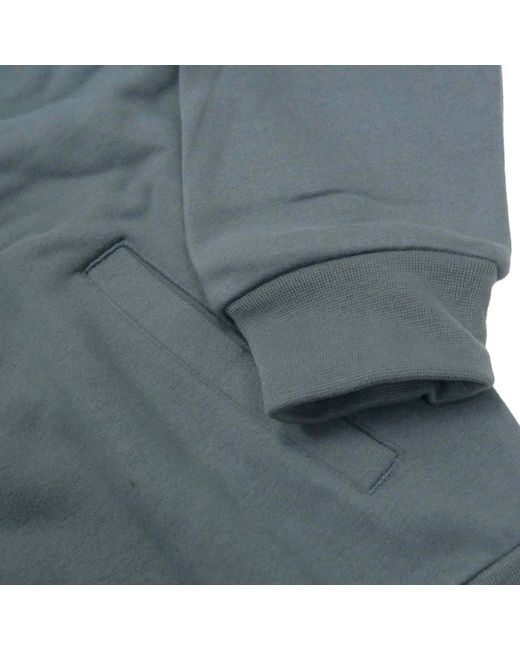 EA7 Gray Hooded Zipper Sweater for men