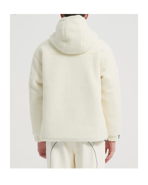 LIU REGALI White Half-Zip Jacket for men