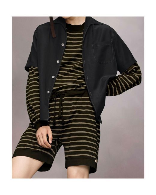 Maison Margiela Black Short-Sleeved Shirt for men