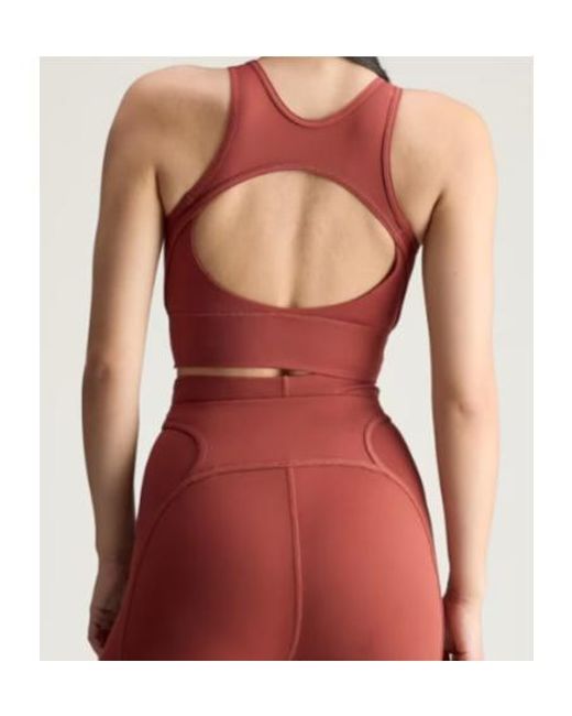 Adidas By Stella McCartney Red Training Crop Top