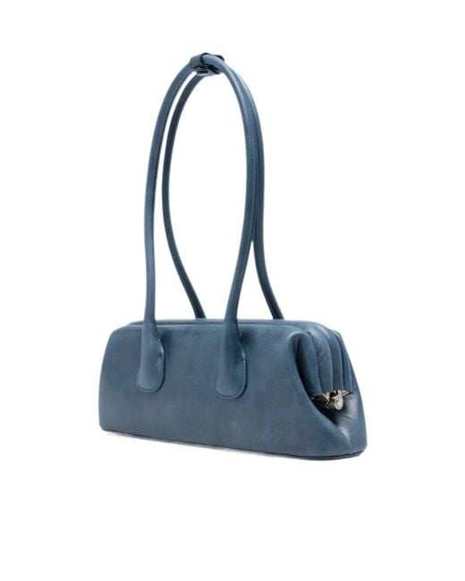 OSOI Blue Dual-Handle Shoulder Bag