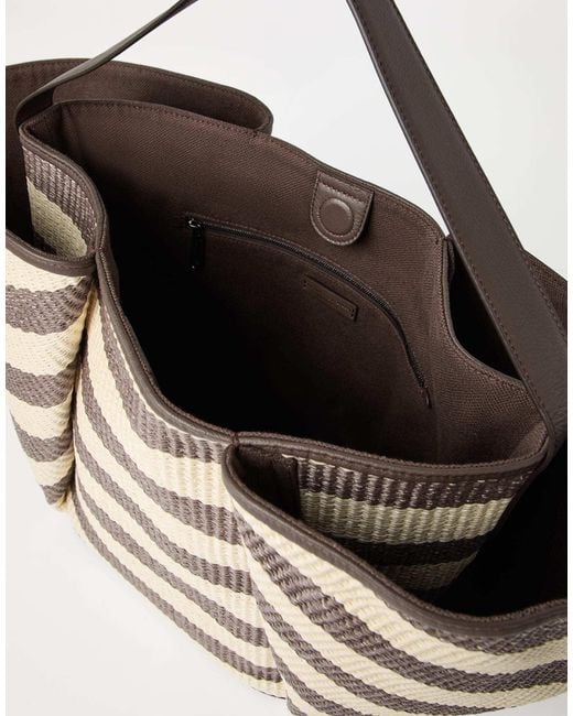 Brunello Cucinelli White Large Marina Tote Bag