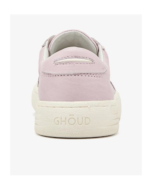 GHOUD VENICE Pink Lace-Up Low-Cut Casual Shoes