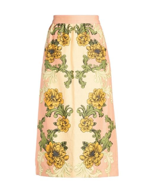 Farm Rio Metallic Floral Maxi Dress