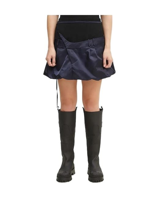 OTTOLINGER Blue Draped Skirt