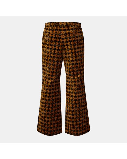 Gucci Brown Wide Leg Trousers for men