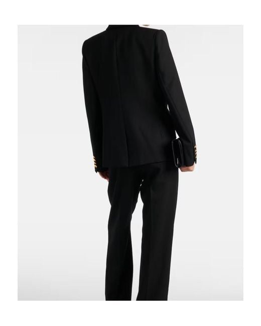 Nili Lotan Black Button-Down Blazer