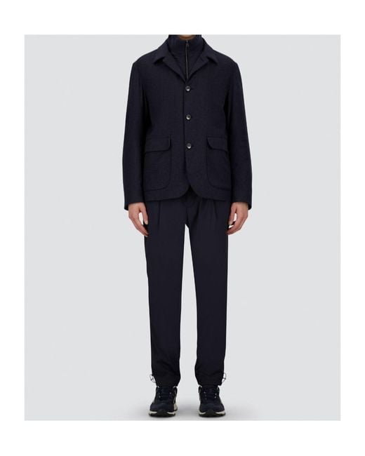 Herno Blue Resort Blazer for men