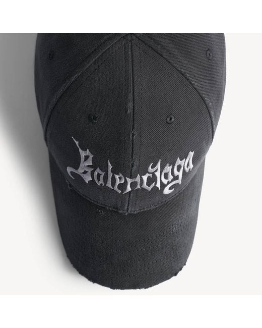 Balenciaga Black Sketchy Cap for men