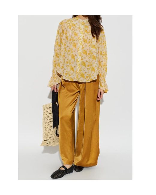 AllSaints Metallic Long-Sleeved Shirt
