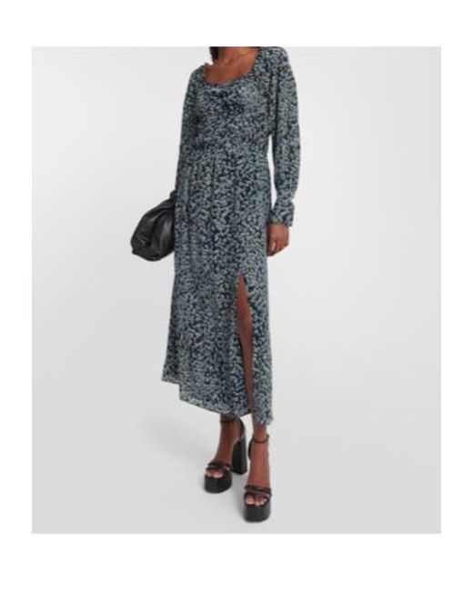 Altuzarra Gray Lillian Printed Silk Midi Dress