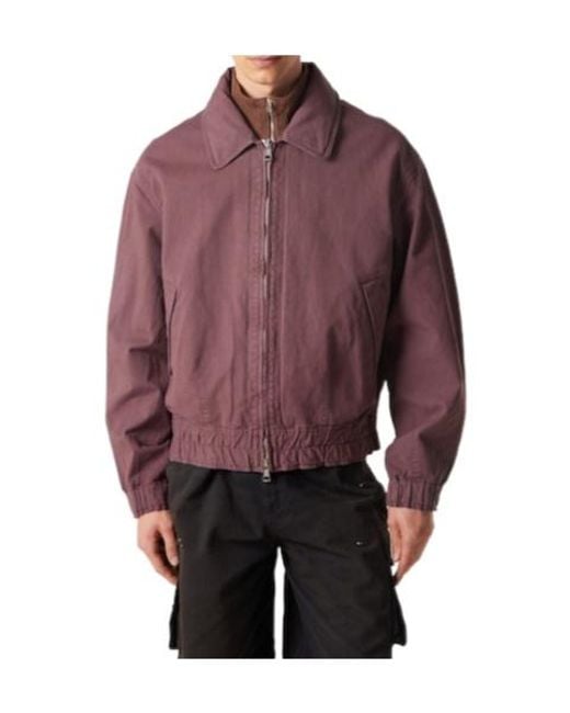 Our Legacy Purple Dual-Zipper Jacket for men