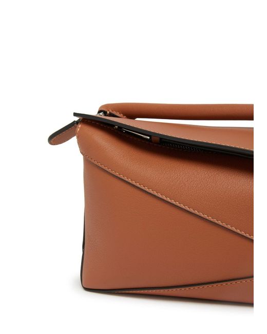 Loewe Brown Puzzle Mini Shoulder Bag