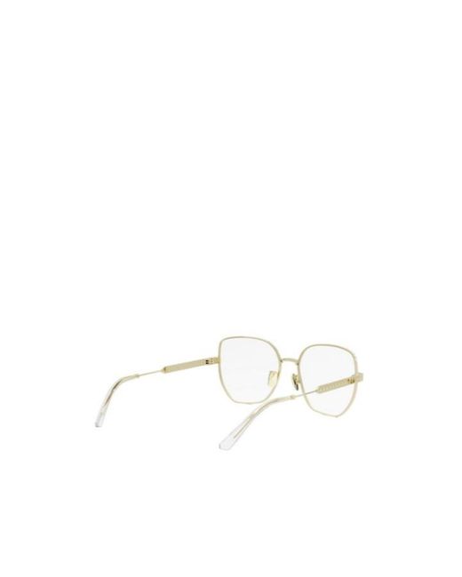 Dior White Eyewear Cannageo B2U Geometric Frame Glasses