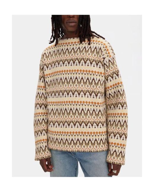 Levi's White A Collared Sweater With A Logo for men