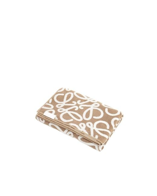 Loewe White Anagram Towel for men