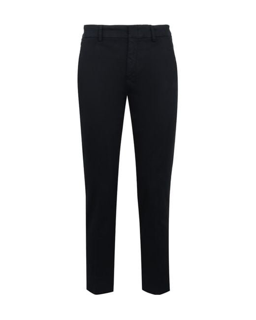 Aspesi Black Logo Casual Pants