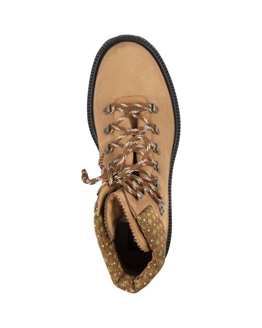 Etro Brown Trekking Ankle Boots for men