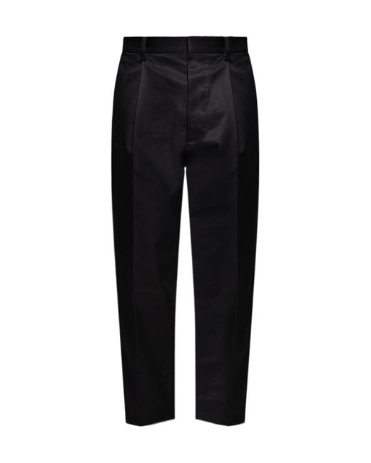 DSquared² Black One Pleat Pants for men