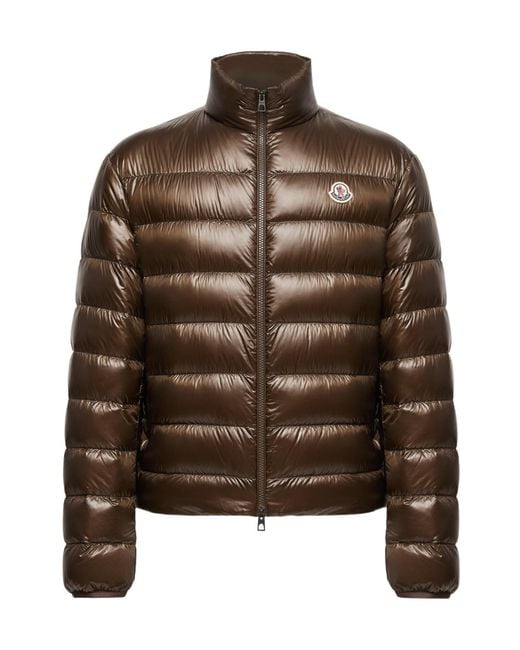 Moncler Brown Sergesta Packable Short Down Jacket for men
