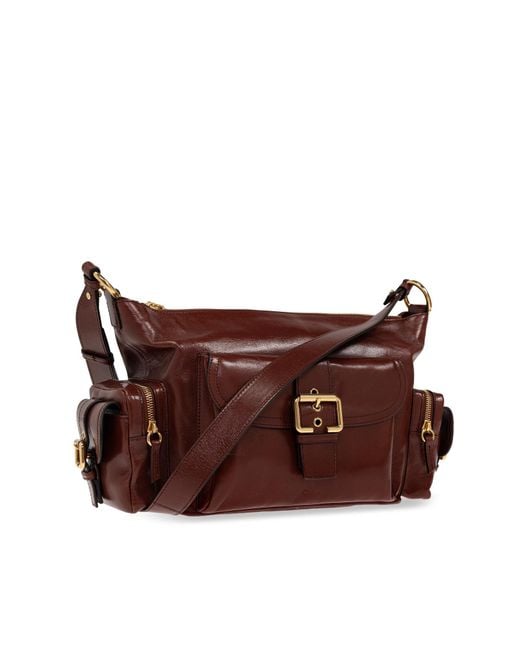 Chloé Brown Medium Camera Handbag