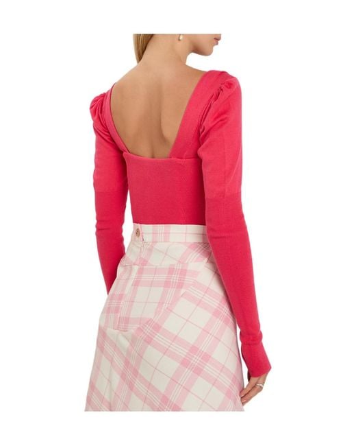Vivienne Westwood Red Wool-Blend Vest Sweater