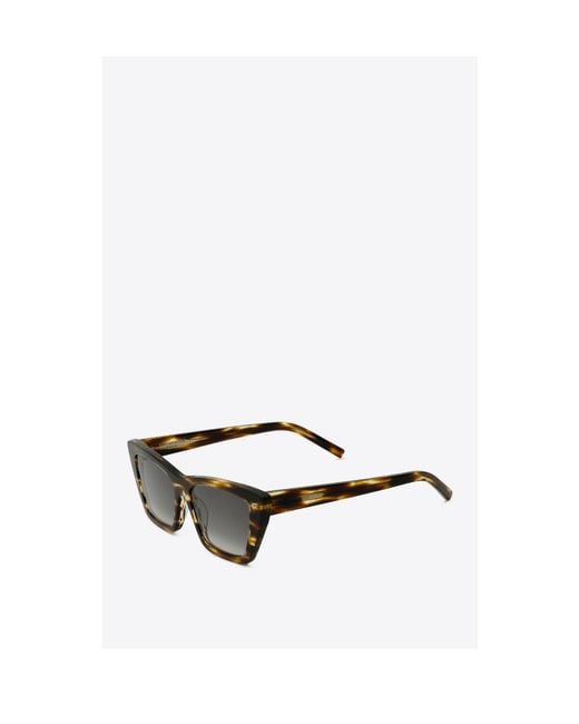 Saint Laurent Multicolor Eyewear Mica Cat-Eye Sunglasses
