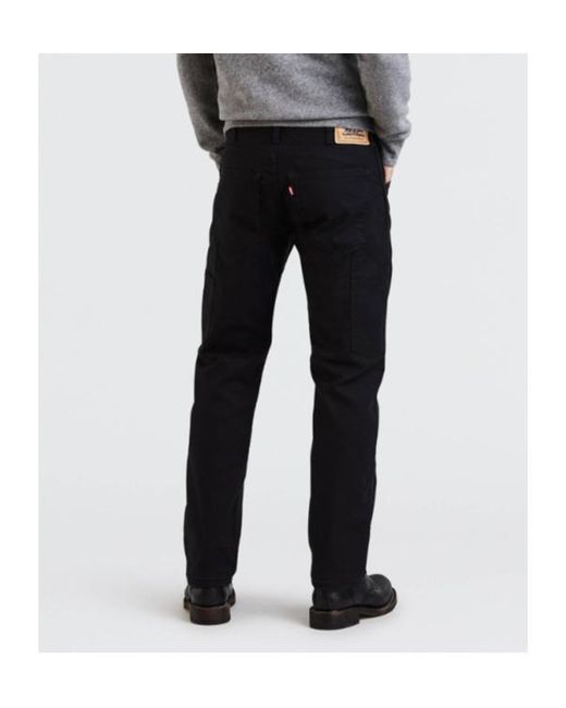 Levi's Gray 505 Regular Utility Workwear Jeans for men