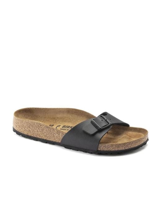 Birkenstock Brown Logo Slippers