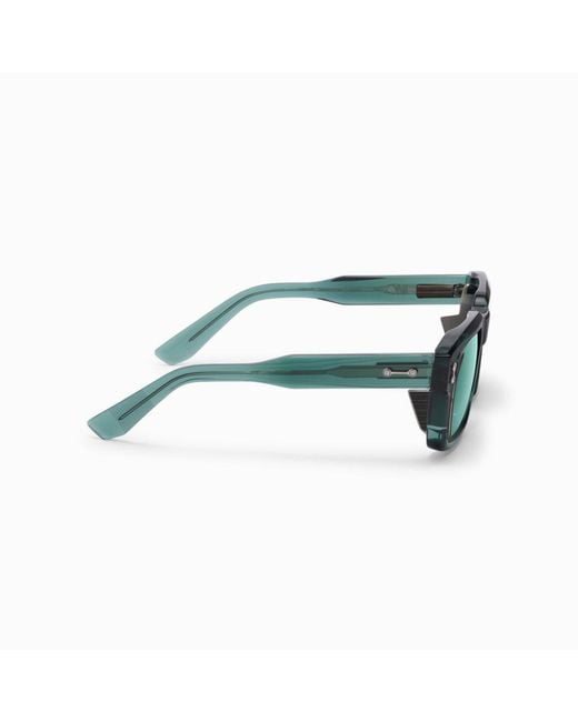 Akoni Green Full-Rim Sunglasses for men