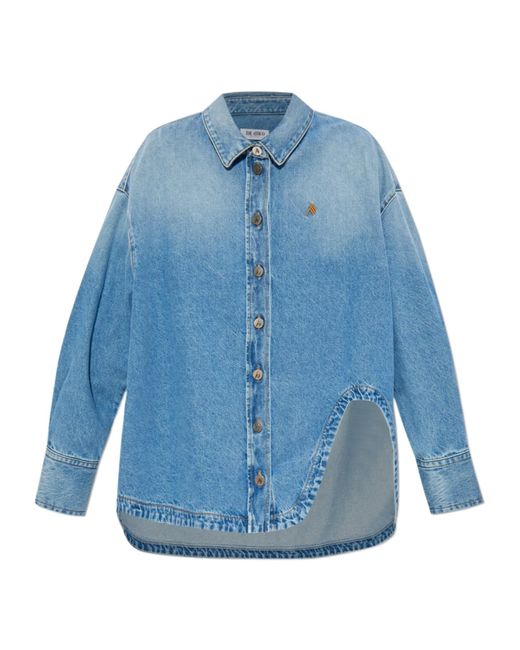 The Attico Blue The Button-Up Denim Shirt