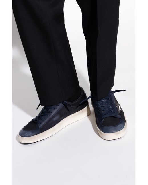 Golden Goose Deluxe Brand Black Stardan Lace-Up Sneakers for men