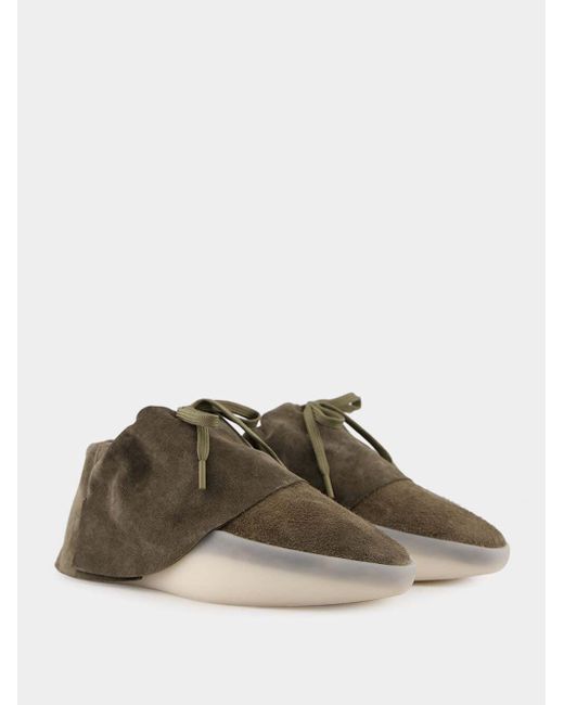 Fear Of God Brown Round Toe Low-Top Casual Shoes for men