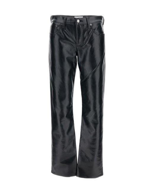 Agolde Gray Low-Rise Slim Pants