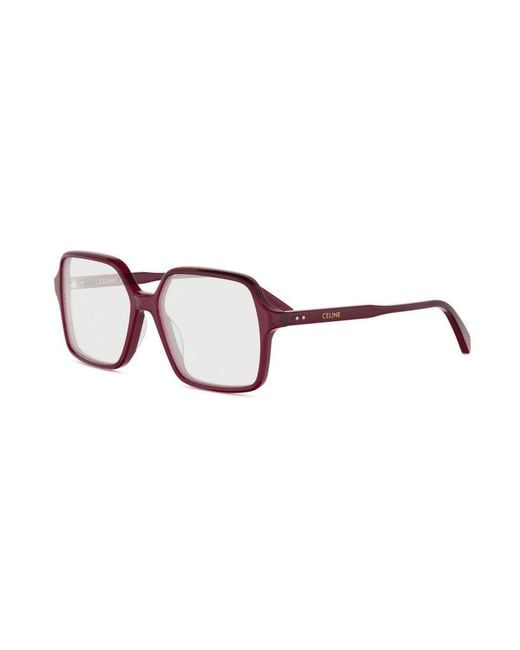 Céline White Full Frame Plain Mirror