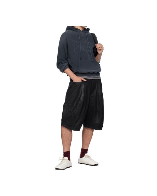 Lu'u Dan Black Slouch Hoodie for men