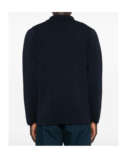 Lardini Black Textured Knitted Jacket for men