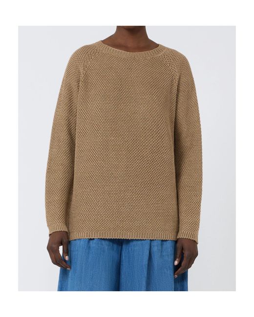 Max Mara Natural Long Sleeve Sweater