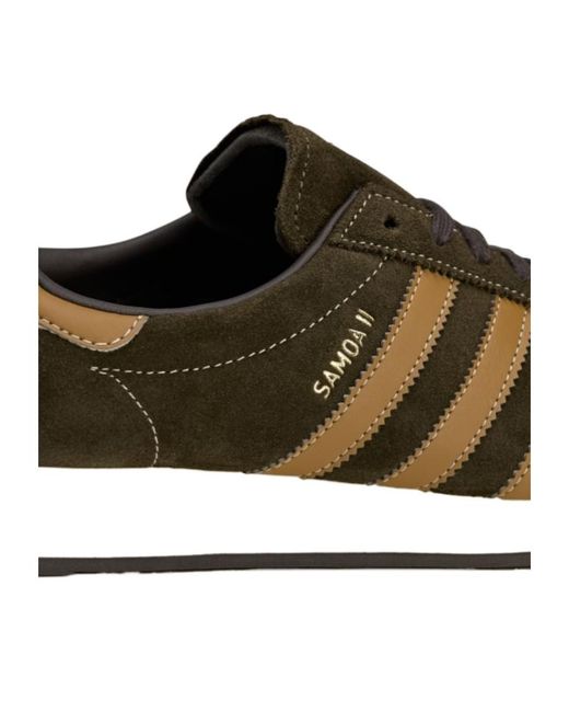 Adidas Originals Green Samoa Ii Spzl Low-Top Sneakers for men
