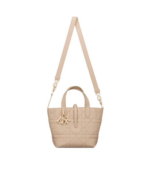 Dior Natural Small Toujours Vertical Tote Bag