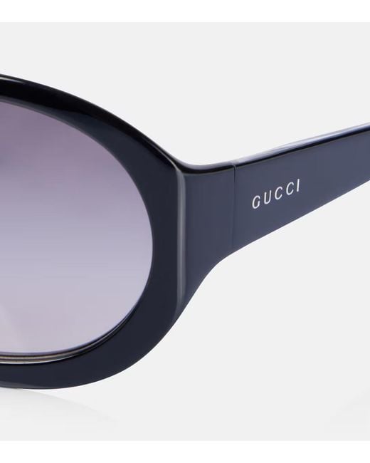 Gucci White Round Sunglasses