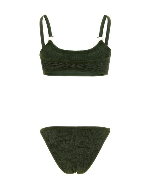 Hunza G Green 'Iris' Bikini