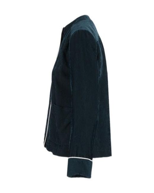 Forte_forte Blue Long-Sleeve Casual Jacket