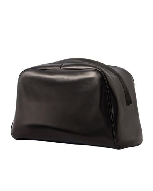 The Row Black Leila Clutch