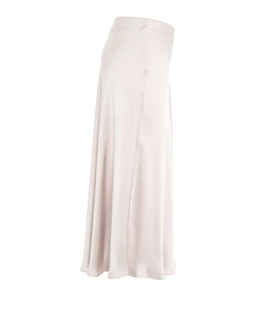 Herno Gray Midi Skirt