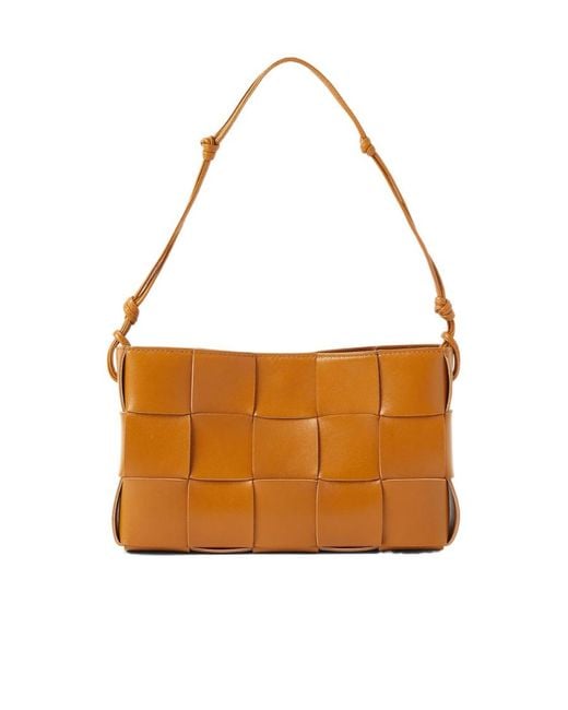 Bottega Veneta Brown Cassette Shoulder Bag