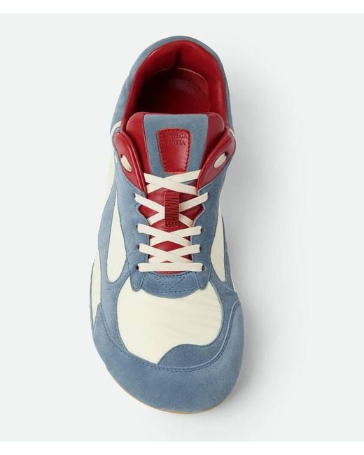 Bottega Veneta Blue Orbit Flash Low-Top Sneakers for men
